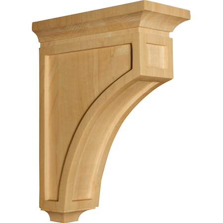 12 1/4 X 3 1/2 X 8 Athens Mission Corbel In White Oak